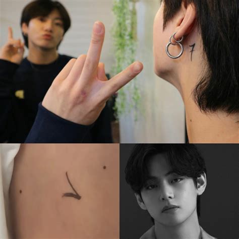 taehyung tattoo|bts jungkook 7 tattoo.